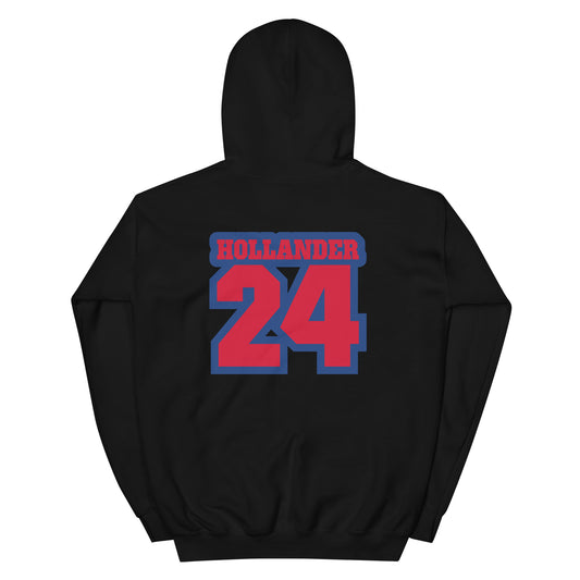 Heated Rivalry Merch Hollander 24 Felpa con cappuccio con stampa Heated Rivalry Merch Hollander 24 Felpa con cappuccio con stampa