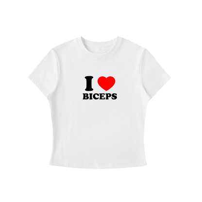 I Love Biceps Baby Tee