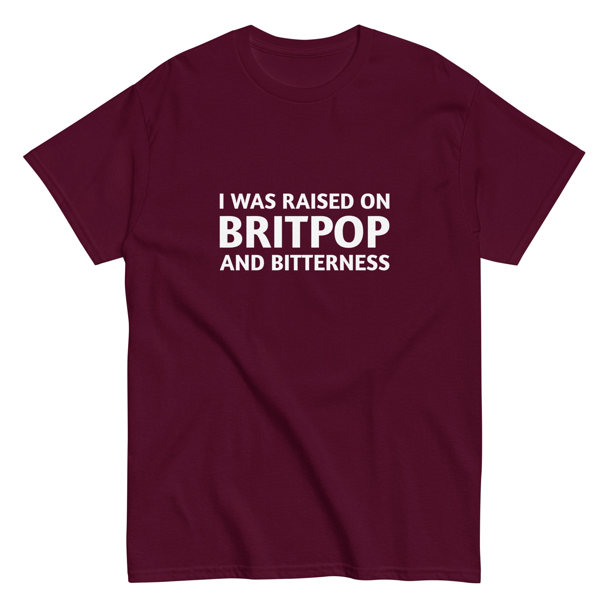 Product I Was Raised On Britpop & Bitterness | Oasis Inspired T-Shirt