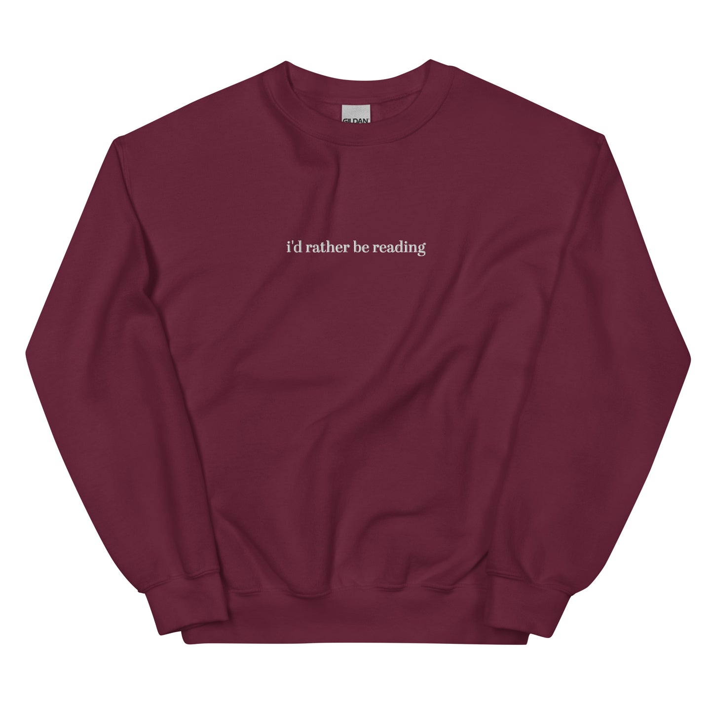 I'd Rather Be Reading Crewneck Sweatshirt