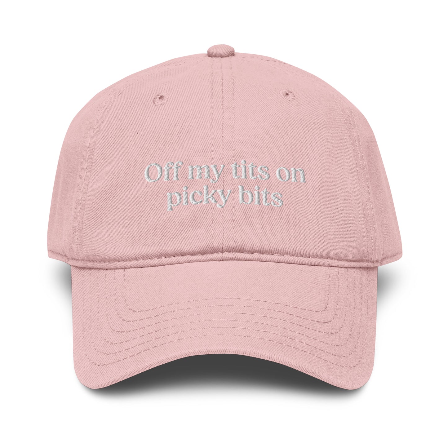 Off my tits on picky bits cap