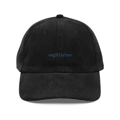 Sagittarius Cap | Cotton Corduroy Dad Hat