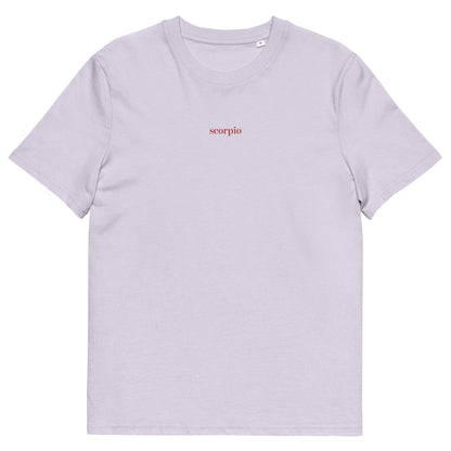 Scorpio T Shirt | Embroidered Unisex Zodiac Tee