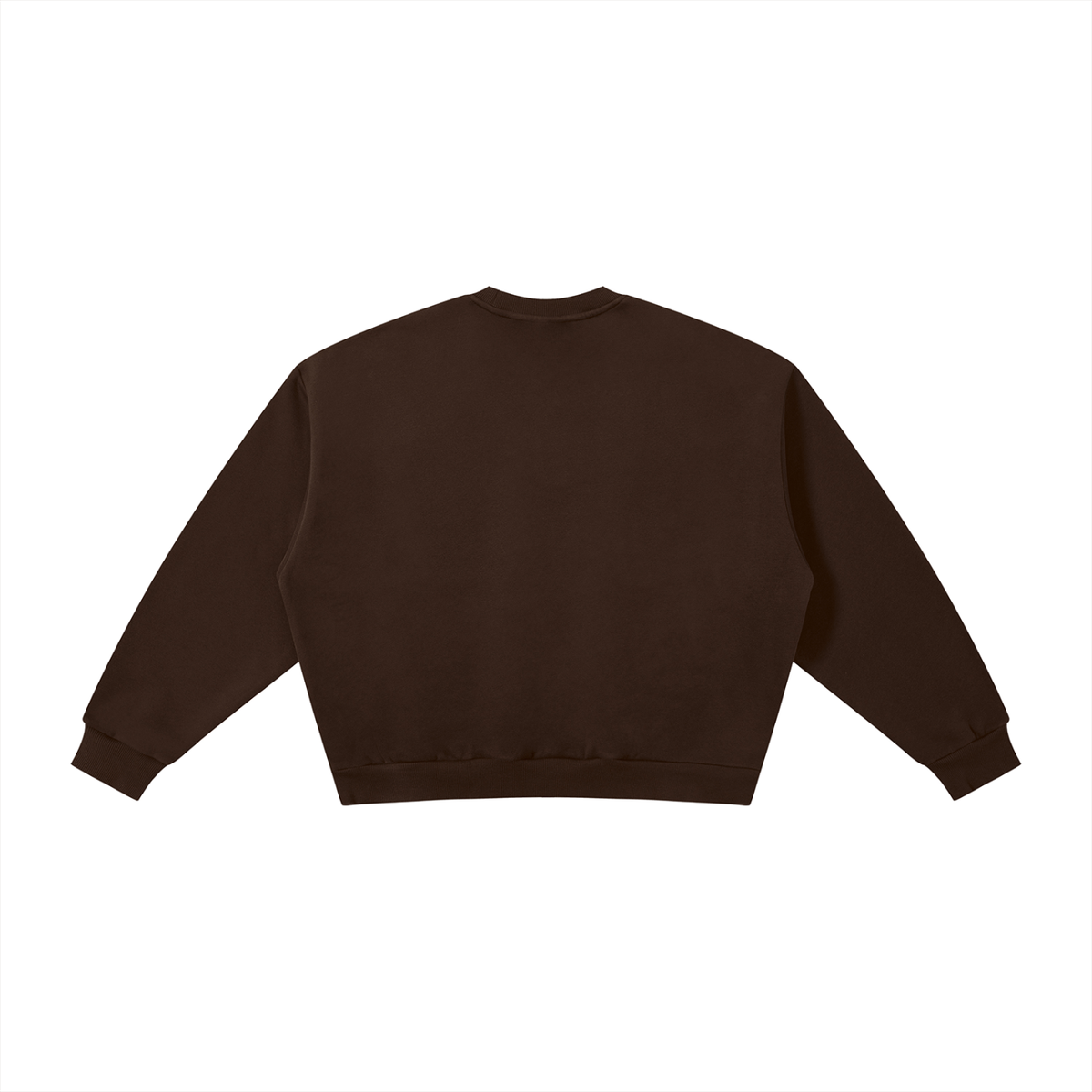 Brown sweatshirt on a white background