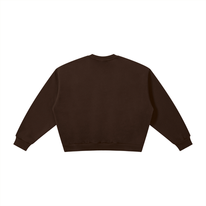Brown sweatshirt on a white background