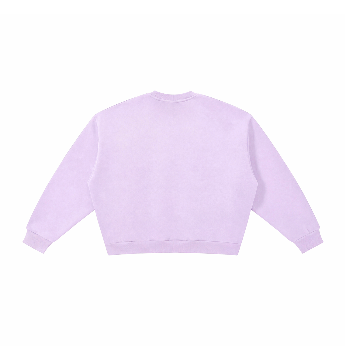 Light purple sweatshirt on a white background