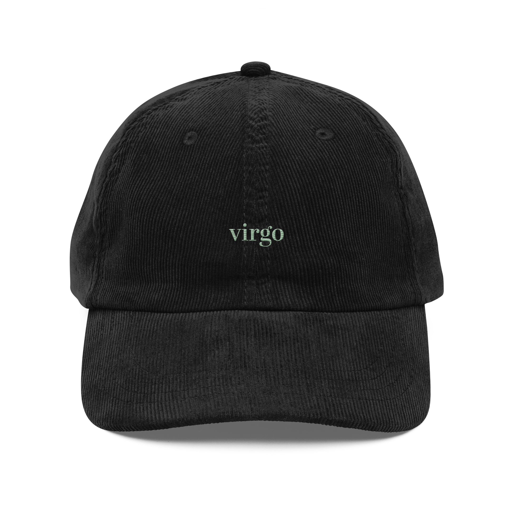 Virgo Embroidered Cap | Cotton Corduroy Dad Hat