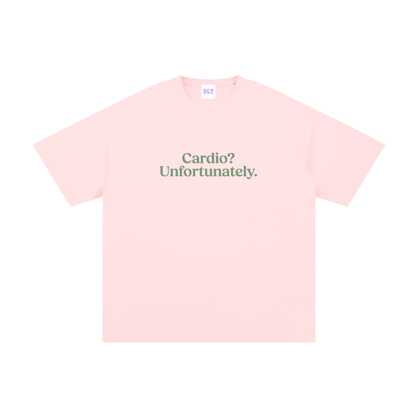Cardio? Unfortunately. Slogan Running T-Shirt