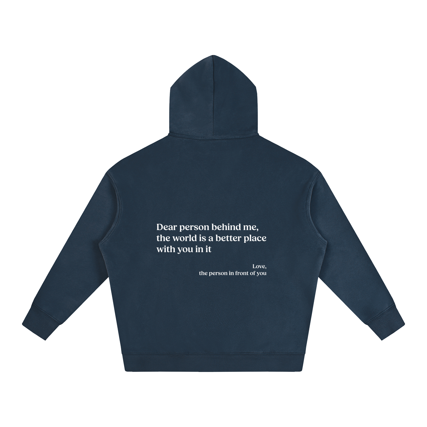 Dear Person Behind Me Hoodie UK | Mental Health Hoodie, Kindness & Connection
