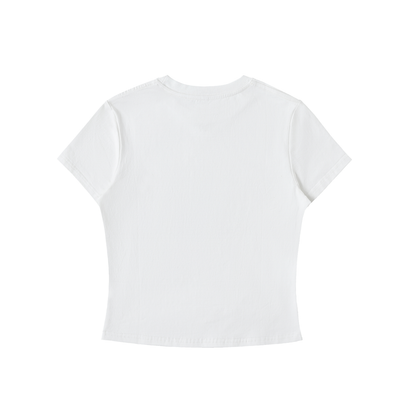 Flirt With Me Fitted Baby Tee