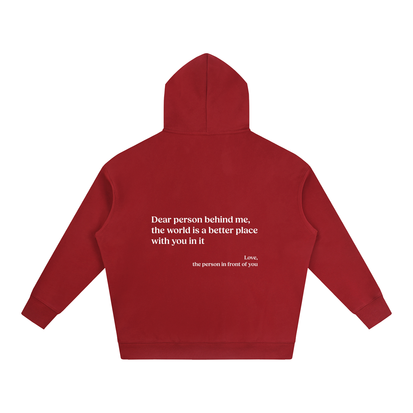 Dear Person Behind Me Hoodie UK | Mental Health Hoodie, Kindness & Connection