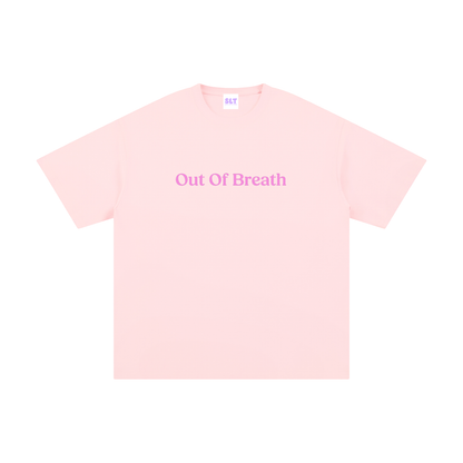 Out of Breath Slogan Running T-Shirt