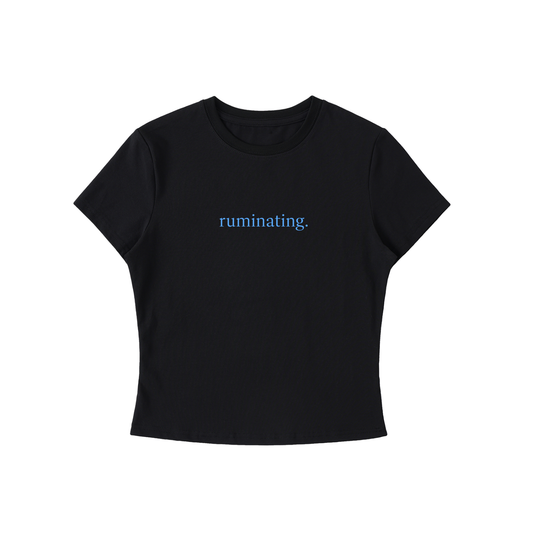 Ruminating Baby Tee - Lily Allen Inspired Crop Top