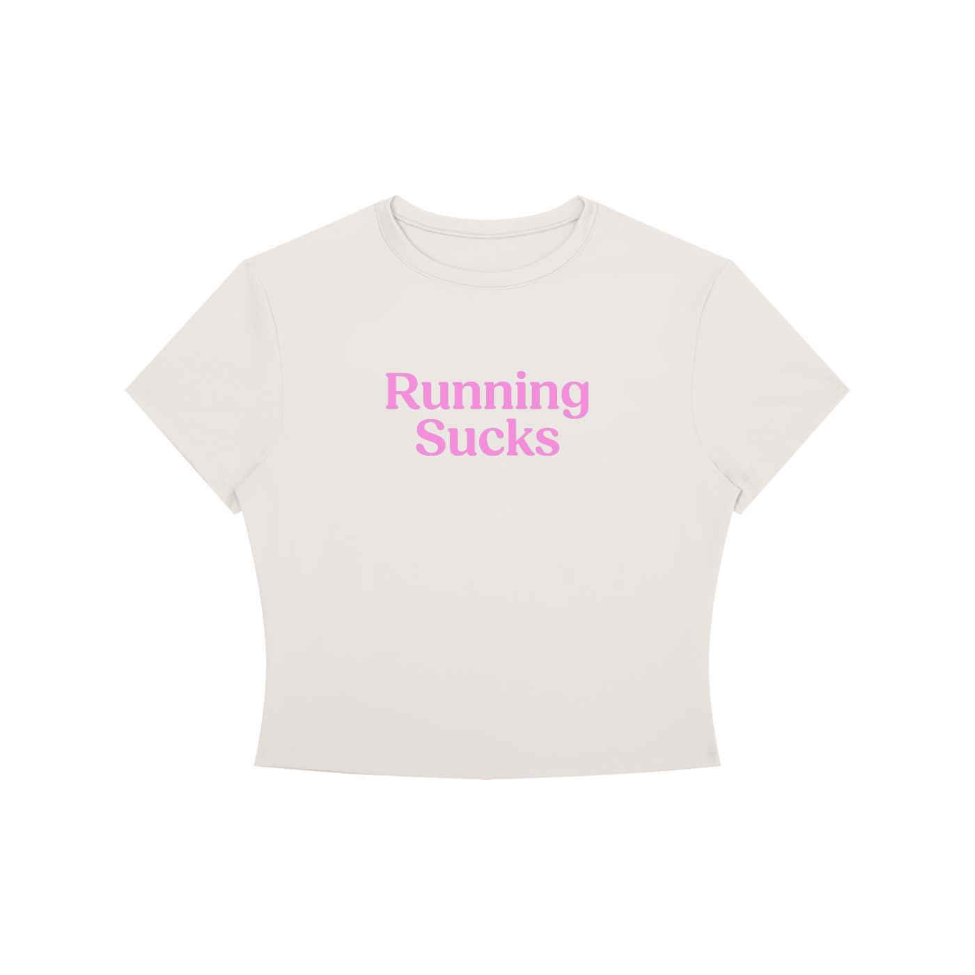 Running Sucks Baby Tee - Slogan Running T-Shirt