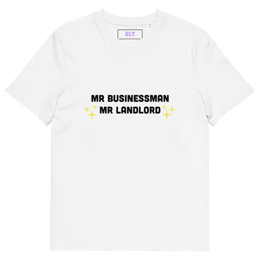 mr businessman mr landlord t-shirt heated rivalry t-shirt white