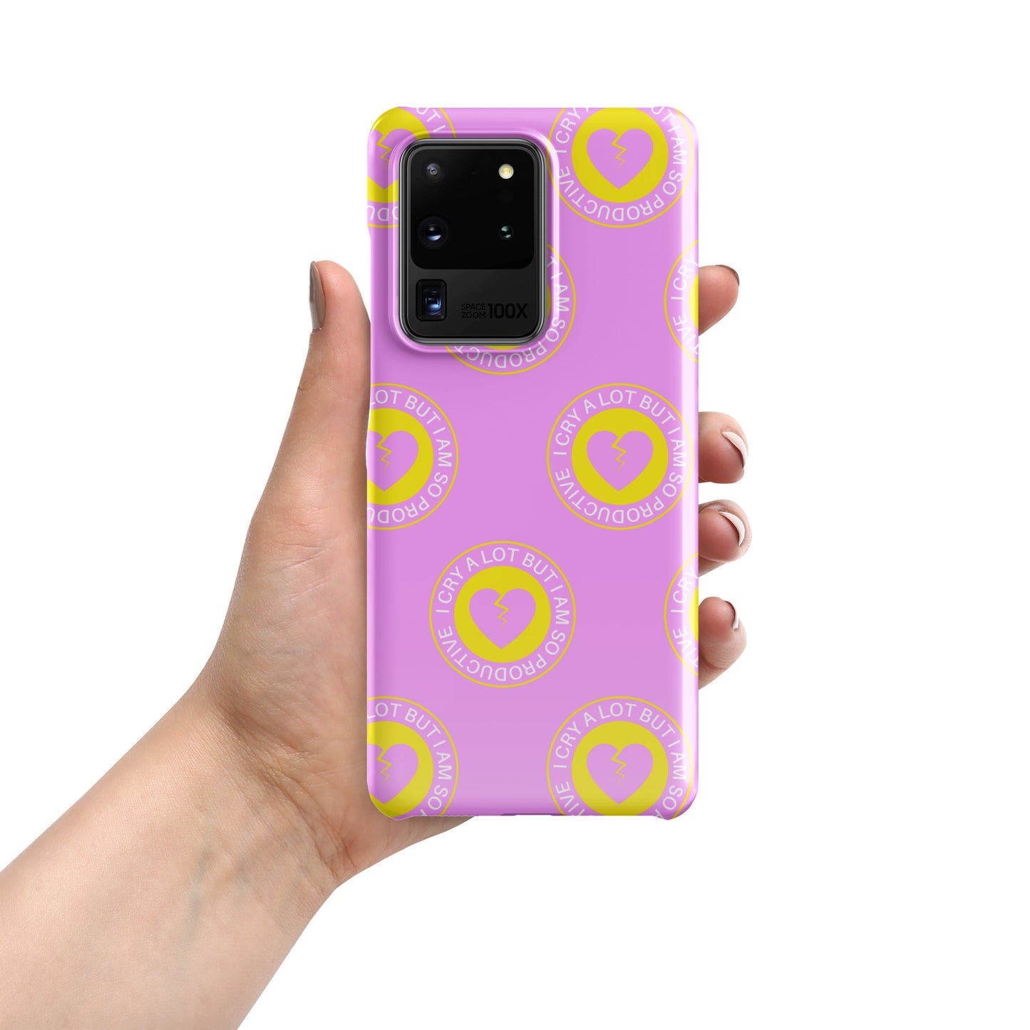 Taylor Swift Samsung Case - I Cry A Lot But I Am So Productive