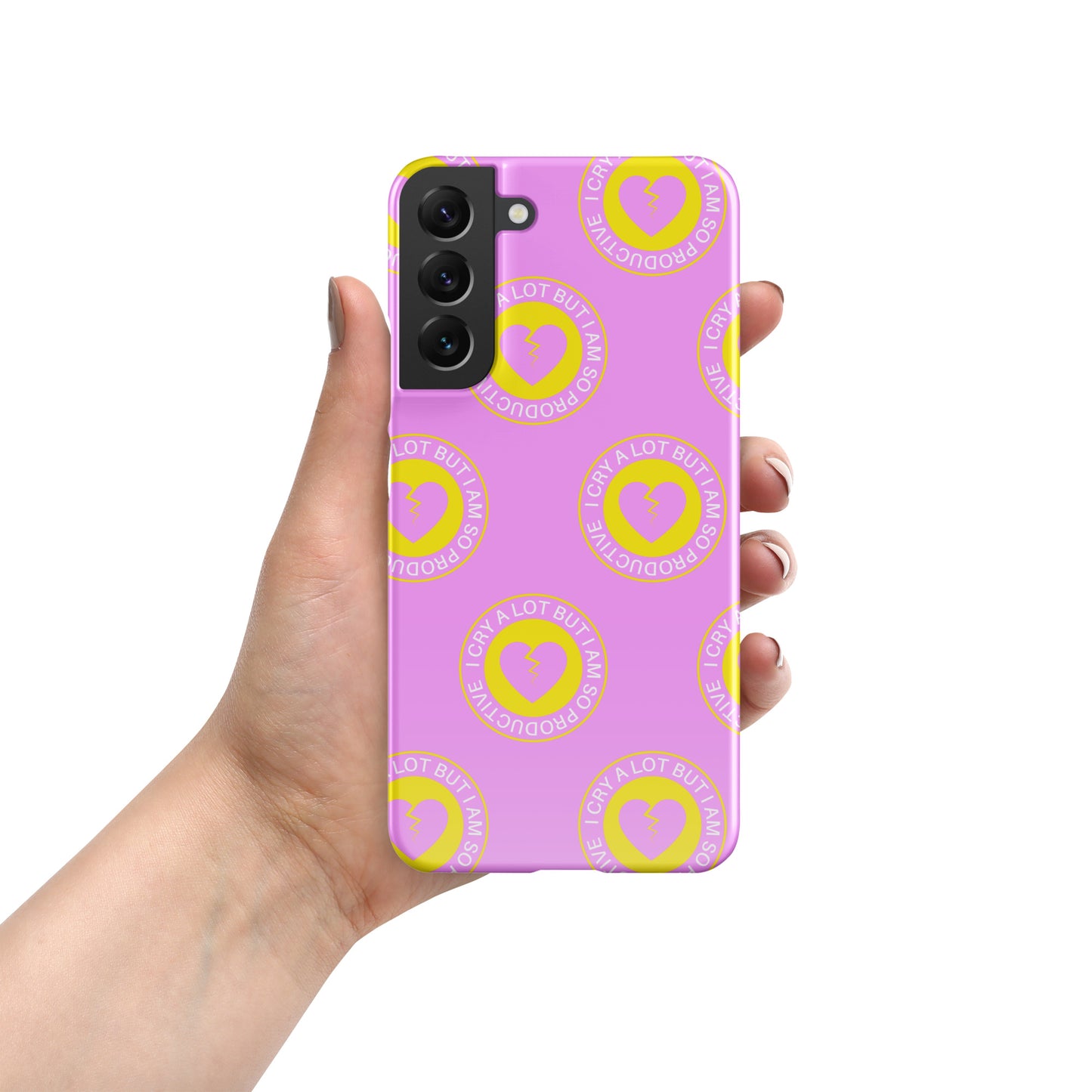 Taylor Swift Samsung Case - I Cry A Lot But I Am So Productive