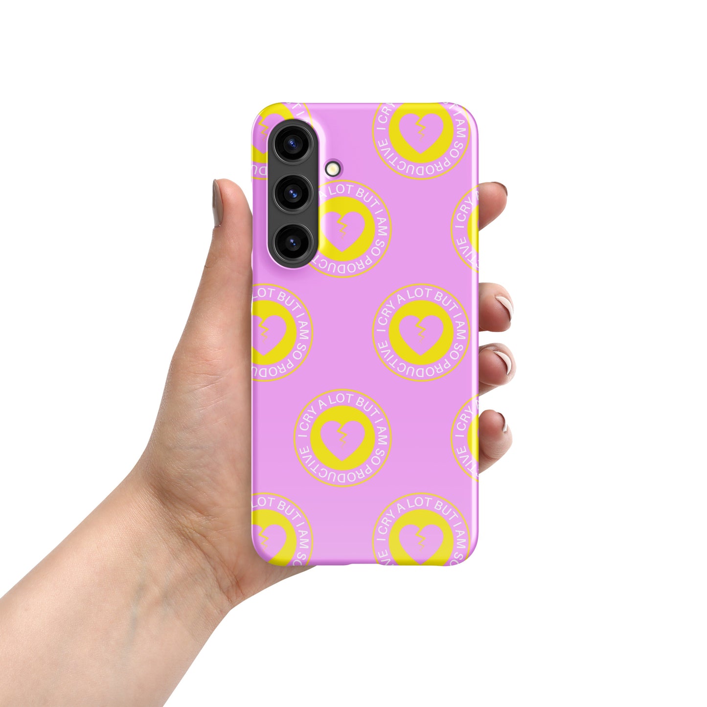 Taylor Swift Samsung Case - I Cry A Lot But I Am So Productive