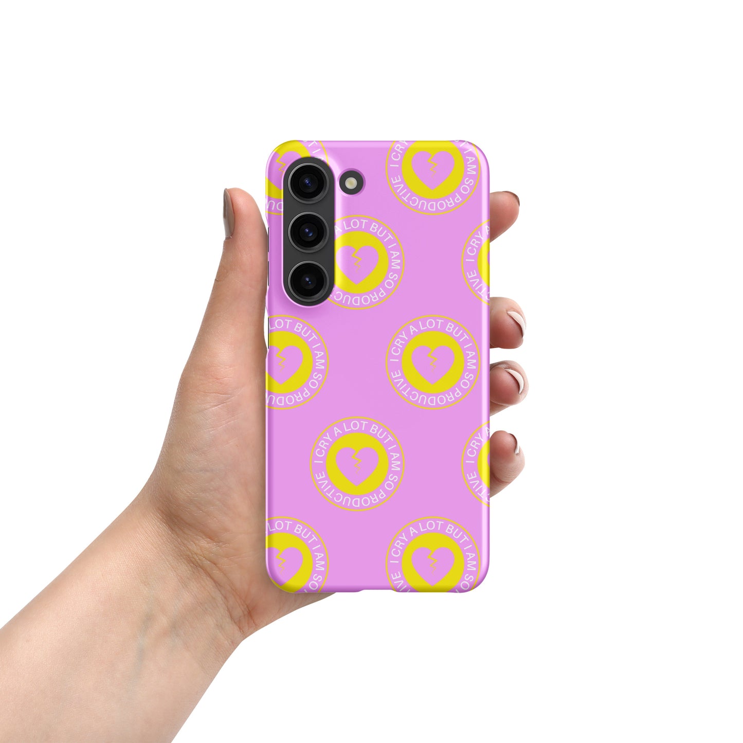 Taylor Swift Samsung Case - I Cry A Lot But I Am So Productive