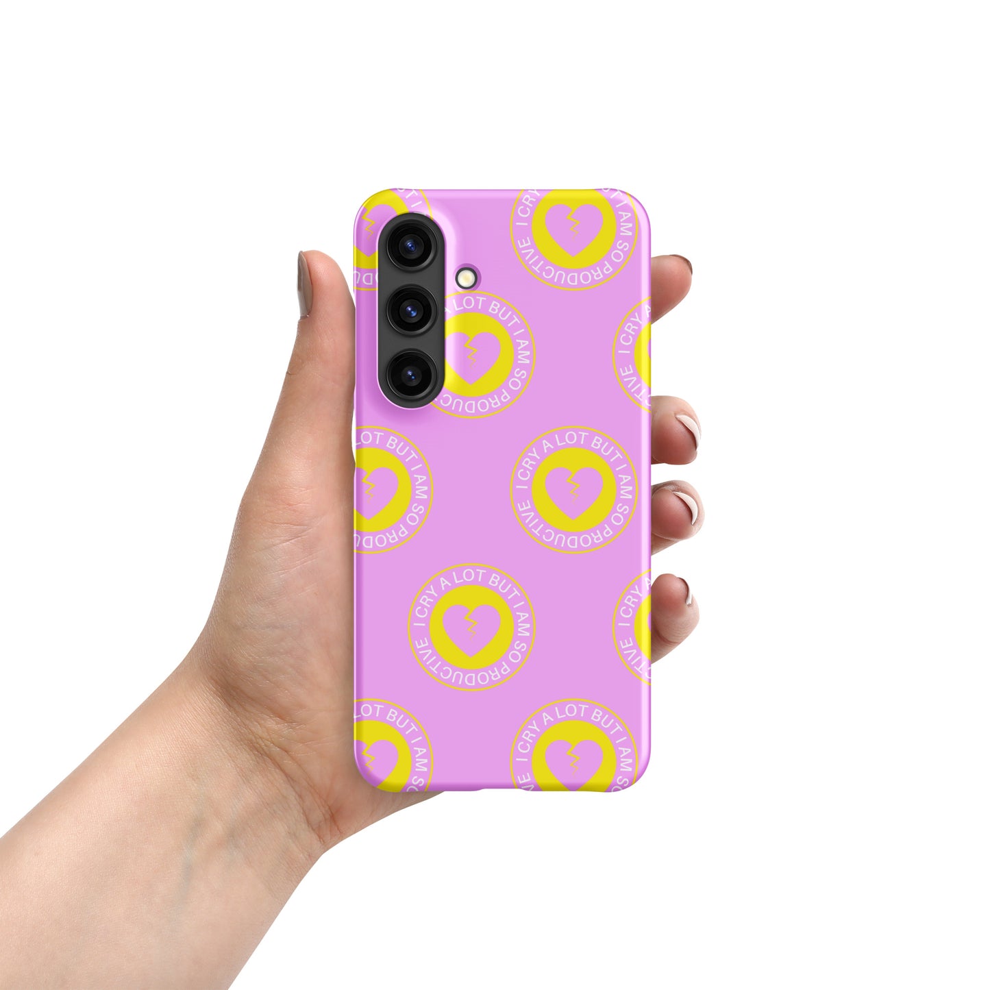 Taylor Swift Samsung Case - I Cry A Lot But I Am So Productive