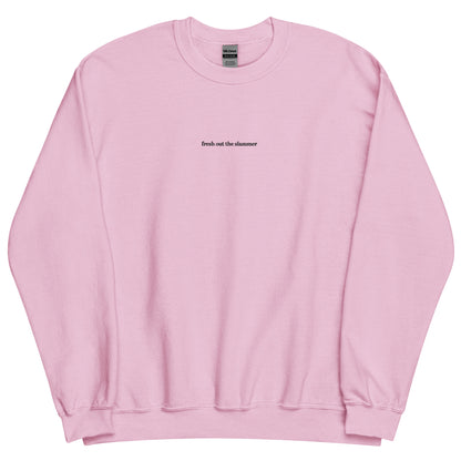 Fresh Out the Slammer Embroidered Sweater | Inspired by Taylor Swift