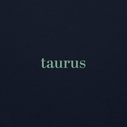 Taurus Sweater | Embroidered Star Sign Detail