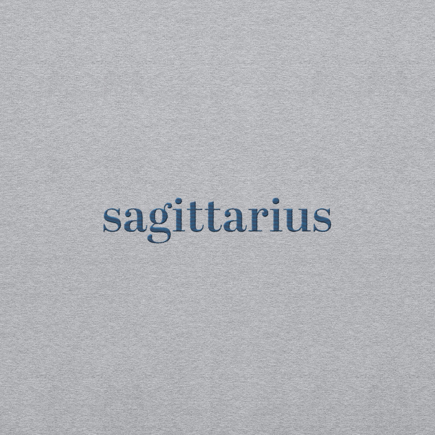 Sagittarius Sweater | Embroidered Star Sign Detail