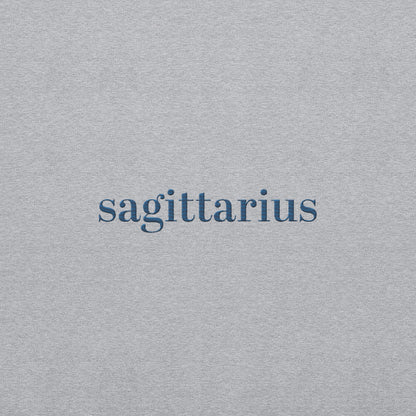 Sagittarius Sweater | Embroidered Star Sign Detail