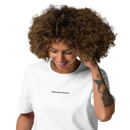 Fresh Out The Slammer Unisex Organic Cotton T-Shirt