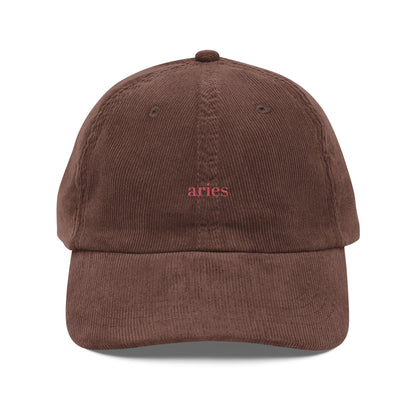Aries Cap | Cotton Corduroy Dad Hat