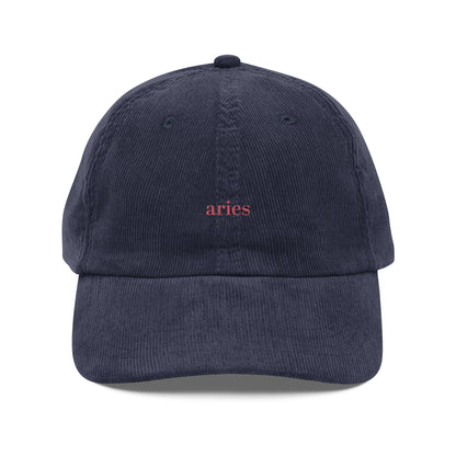 Aries Cap | Cotton Corduroy Dad Hat