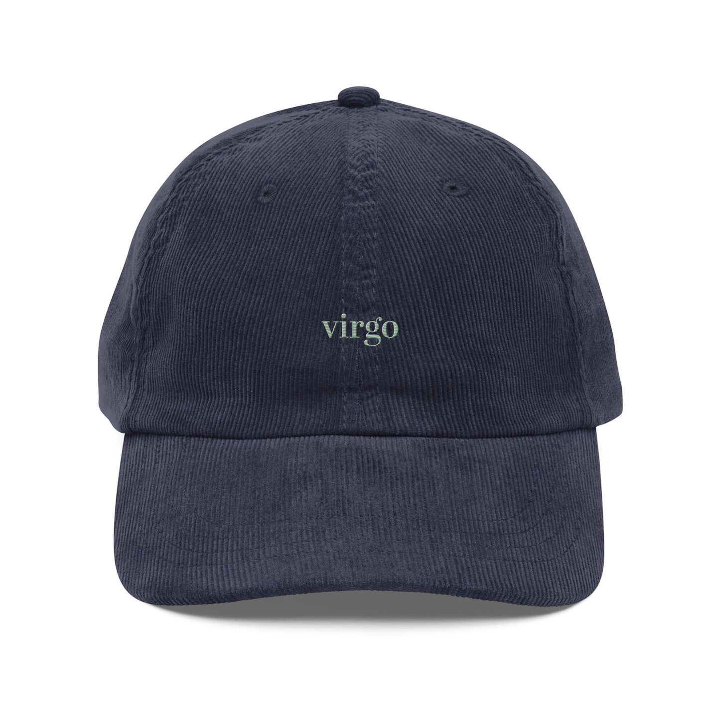Virgo Embroidered Cap | Cotton Corduroy Dad Hat