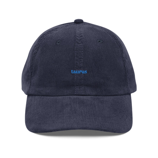 Taurus Cap | Cotton Corduroy Dad Hat