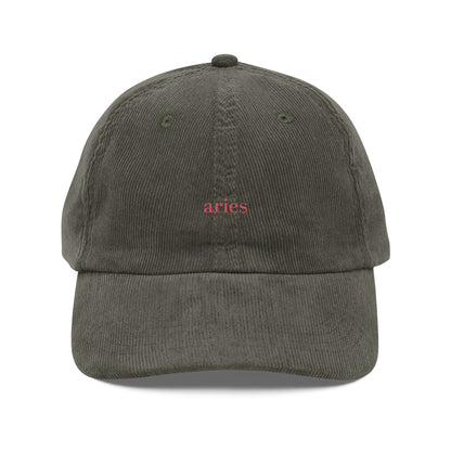 Aries Cap | Cotton Corduroy Dad Hat