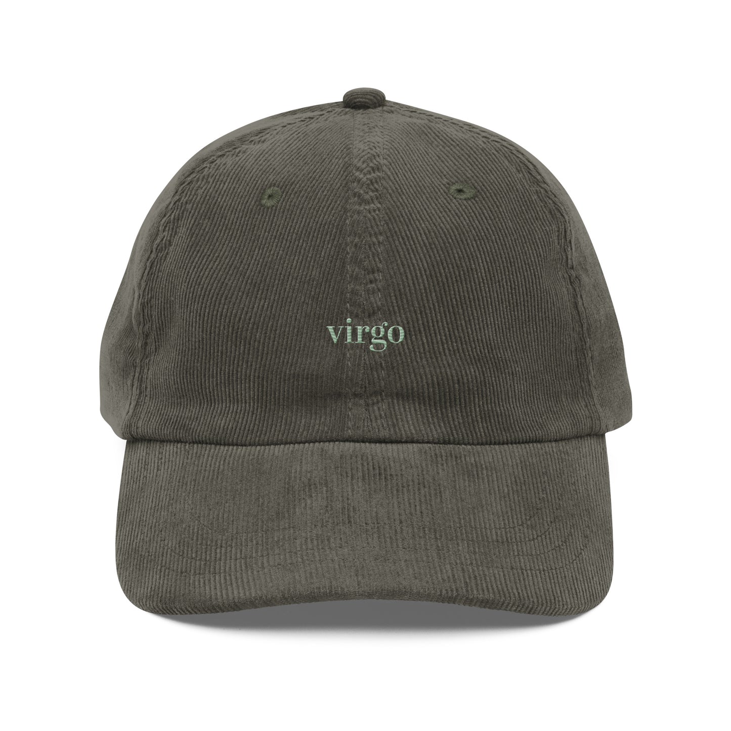 Virgo Embroidered Cap | Cotton Corduroy Dad Hat